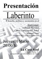 Cartel presentación "El Laberinto" en Córdoba