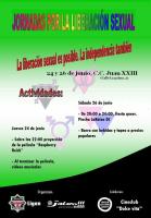 Cartel Jornadas por la Liberación Sexual (24-26 Junio)