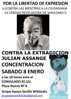 Concentración sontra la extradición de Julián Assange (Sevilla) (CARTEL APOYO WIKILEAKS.jpg)