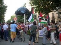 Manifestación en Córdoba contra el asalto de Israel a la flotilla (1 de Junio 2010)