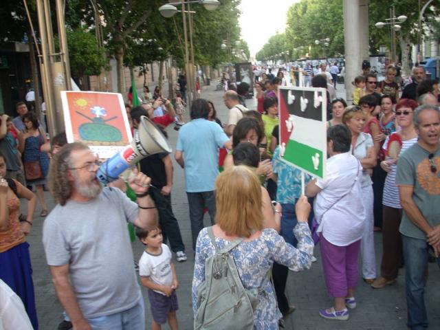 Manifestación en Córdoba contra el asalto de Israel a la flotilla (1 de Junio 2010)