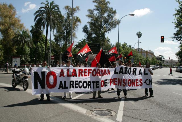 Manifestación 1º de Mayo CNT Córdoba