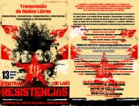 Convocatoria a la transmisión colectiva del Festival de las Resistencias