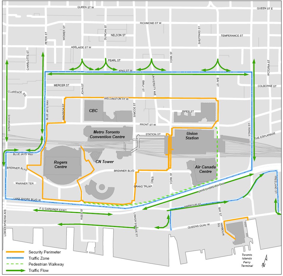 Zona de seguridad Toronto G8