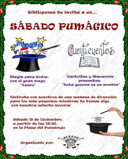 Pumarejo Acitividades para niños  (cartel 18 dic.jpg)