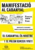 cartel manifestación el cabanyal