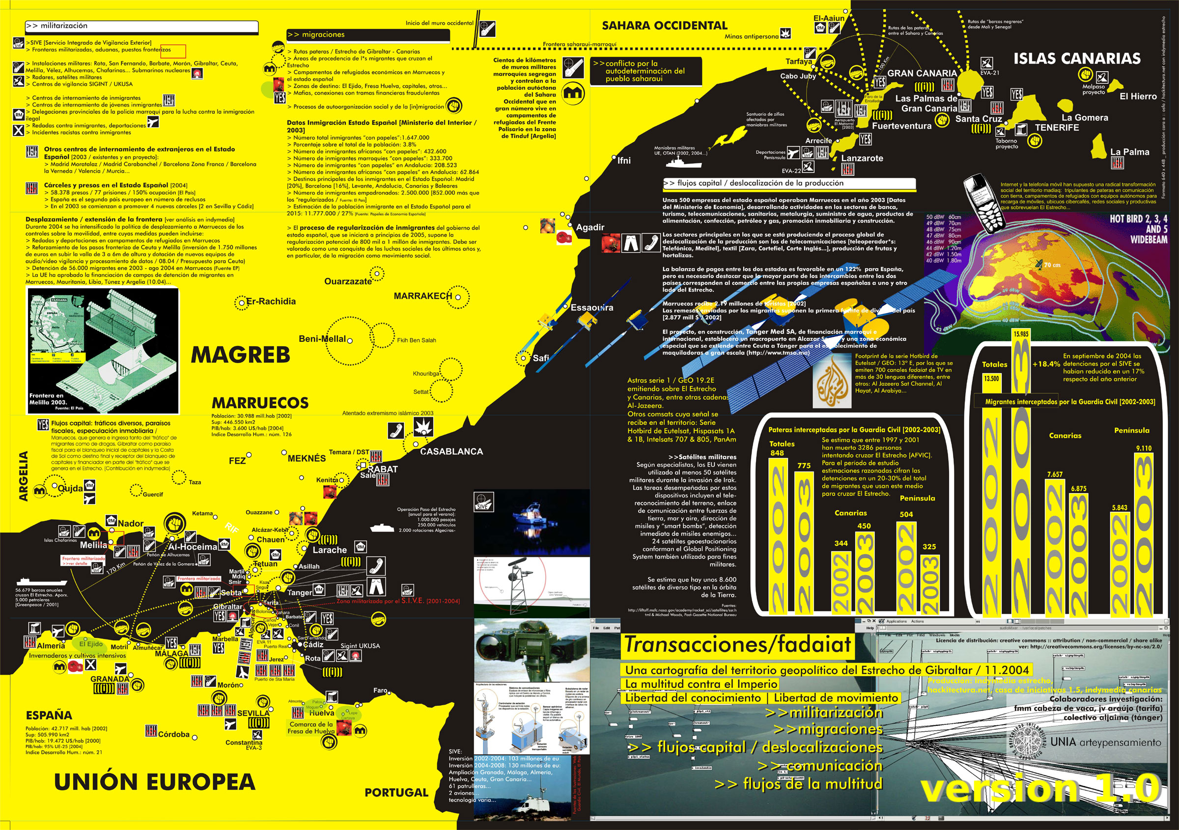 Cartografia Critica del Estrecho 2004 - cara a