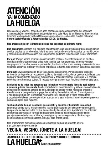CSOA La Huelga: Comunicado a lxs vecinxs (csoa-lahuelga_comunicado-vecinos.jpg)