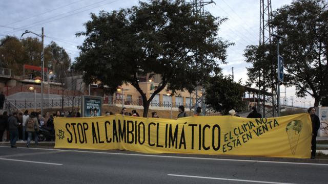 Pancarta Ecologistas en Acción