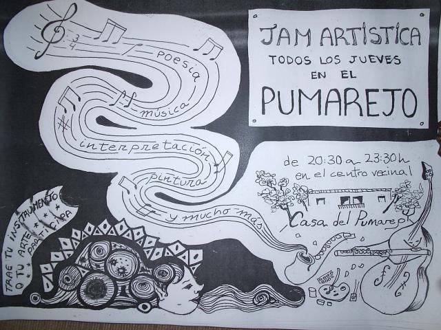 jam artística en el pumarejo