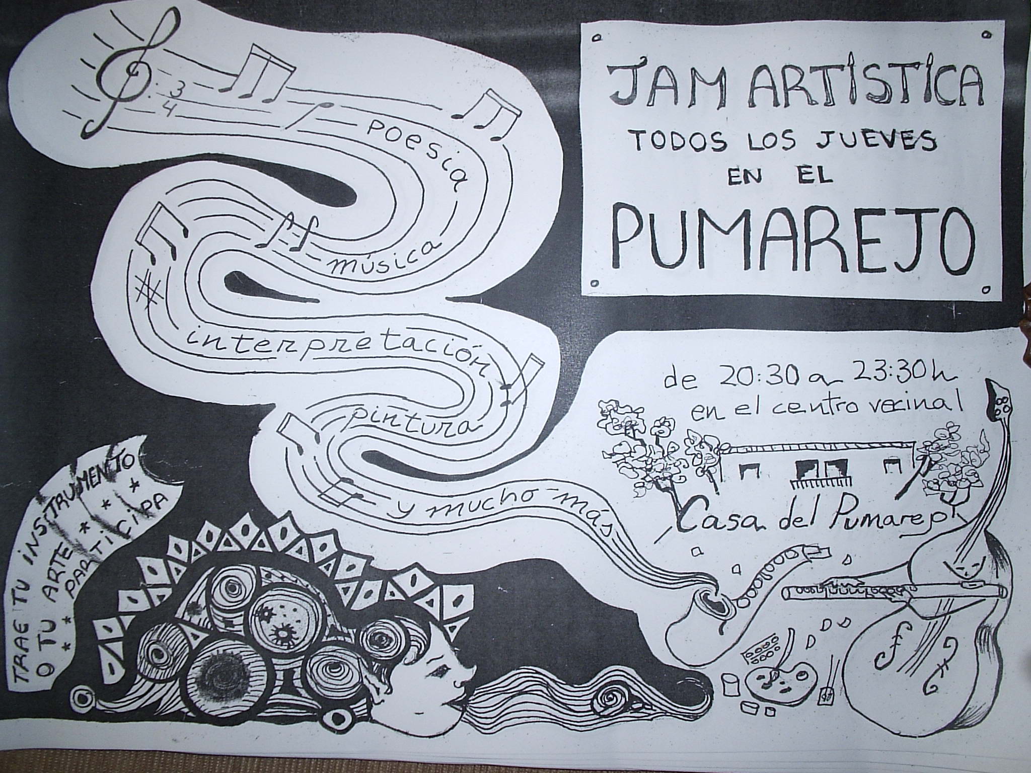 jam artística en el pumarejo