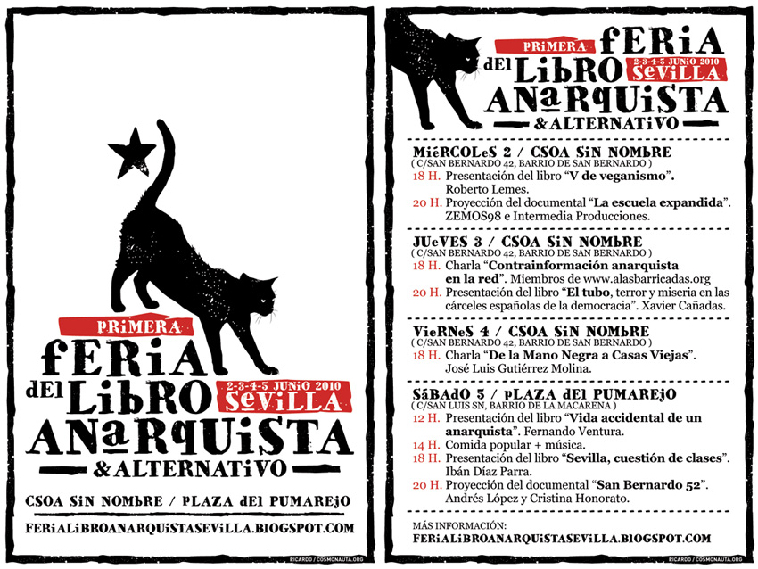 Programa Feria anarquista sevilla